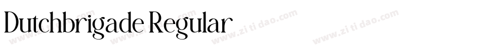Dutchbrigade Regular字体转换